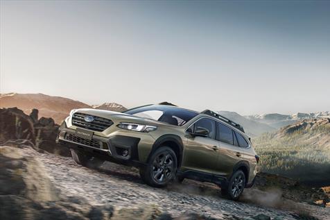 subaru in nature terrain