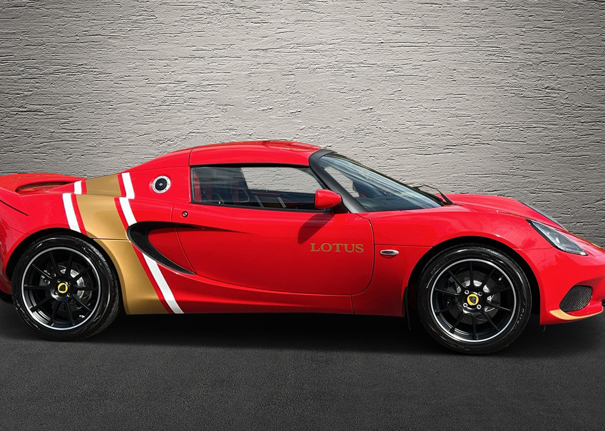 Lotus Elise Sport 220 Heritage Edition - Red, White and Gold