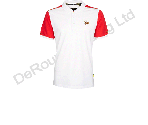 White & Red Polo Shirt