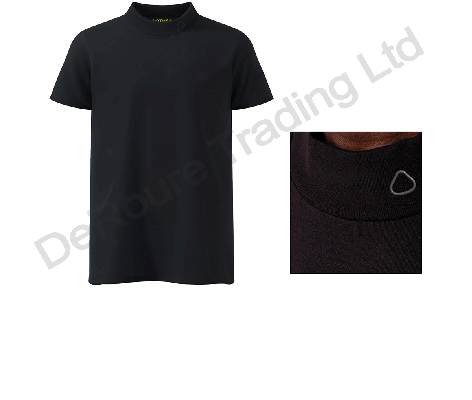 UTW High Neck Black T-Shirt