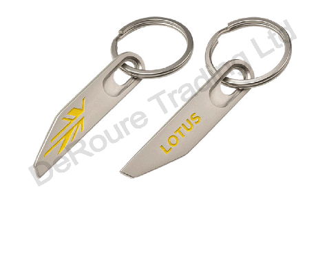 Abstract Flag Key Ring