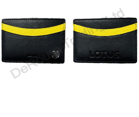 Black Leather Card Holder