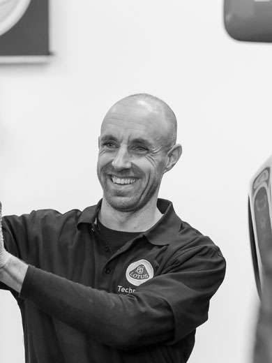 Richard Ferris – our Senior Lotus Technician